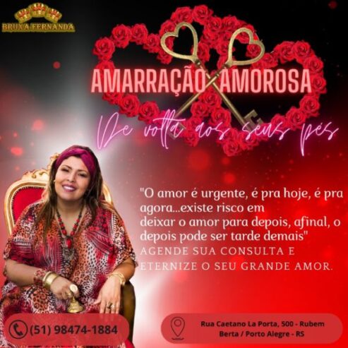 Amarração Amorosa | Serviços de Amor – Bruxa Fernanda