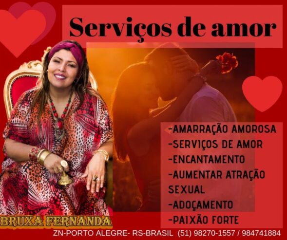 Amarração Amorosa | Serviços de Amor – Bruxa Fernanda